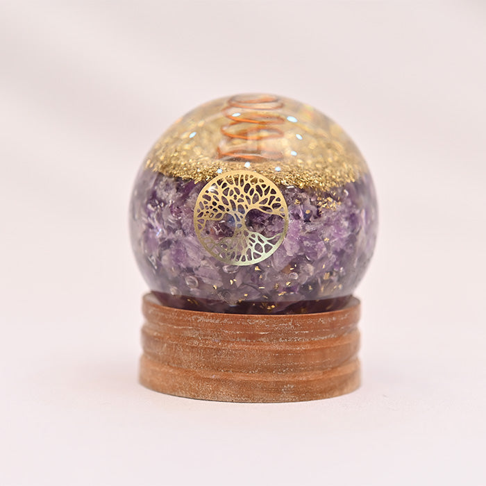 AMETHYST HEALING NATURAL CRYSTALS BALL