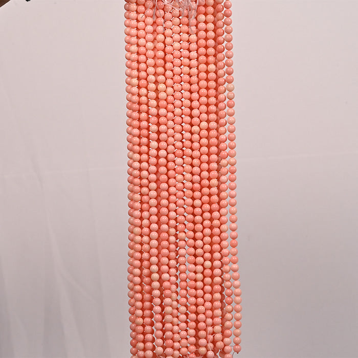 CORAL TULIP BEADS