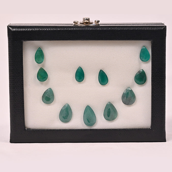 EMERALD NECKLACE SETTING SIZE IN PEAR SHAPE