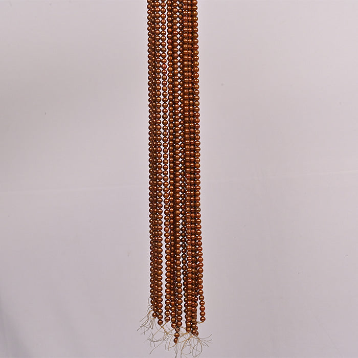 FRESH WATER PEARLS METTALIC BROWN COLOUR