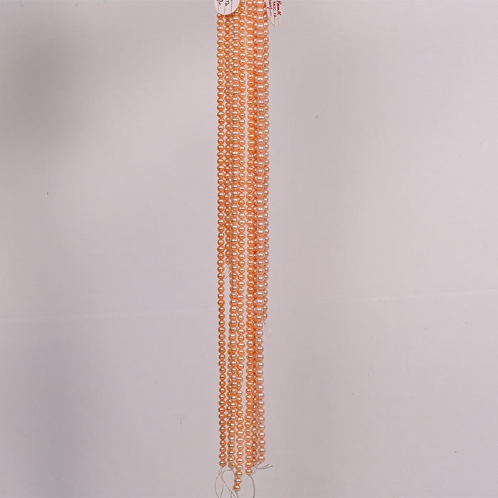 FRESH WATER PEARLS PEACH COLOUR