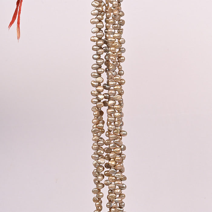NATURAL PEARLS SHAPELESS GOLD COLOUR