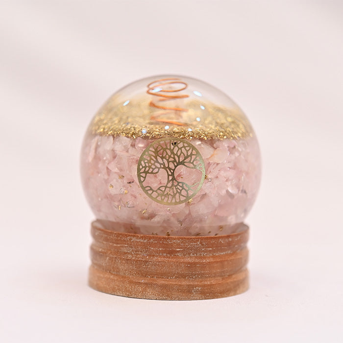 PINK QUARTZ HEALING BALL