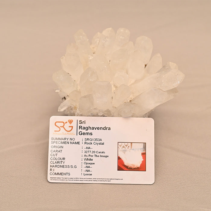 ROCK WHITE CRYSTAL HEALING STONE