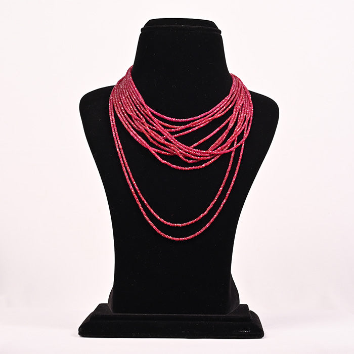 RUBY CUTTING FLAT BEADS