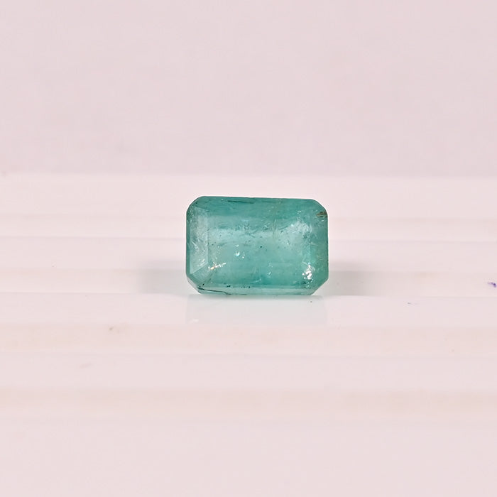 ZAMBIAN EMERALD GEM STONES SHAPE RECTANGLE 1.33 CRT