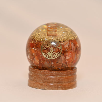AGATE HEALING NATURAL STONE BALL