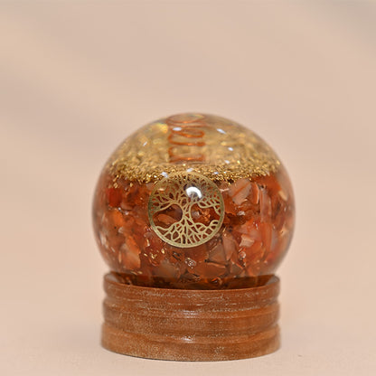 AGATE HEALING NATURAL STONE BALL