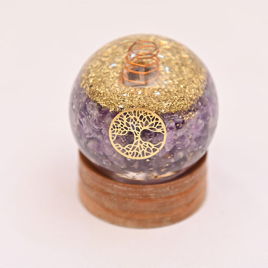 AMETHYST  HEALING NATURAL CRYSTALS BALL