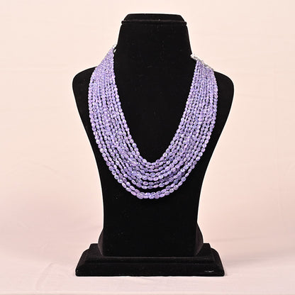 BLUE SAPPHIRE BEADS OVAL SHAPE