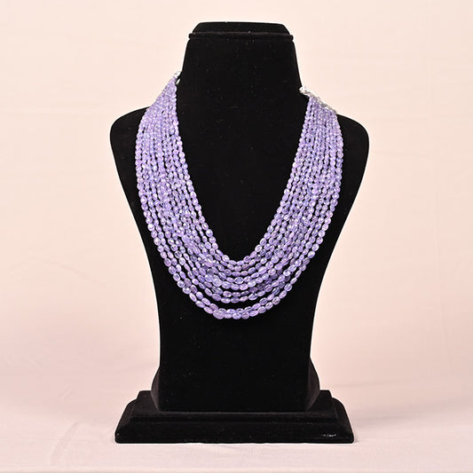 BLUE SAPPHIRE BEADS OVAL SHAPE