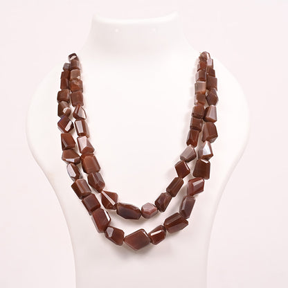 CHOCOLATE MOON STONE BEADS