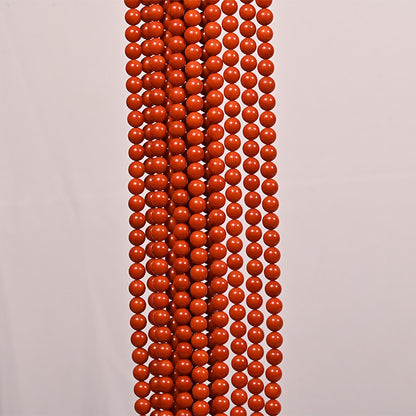 ITALIAN CORAL RED ROUND 8MM