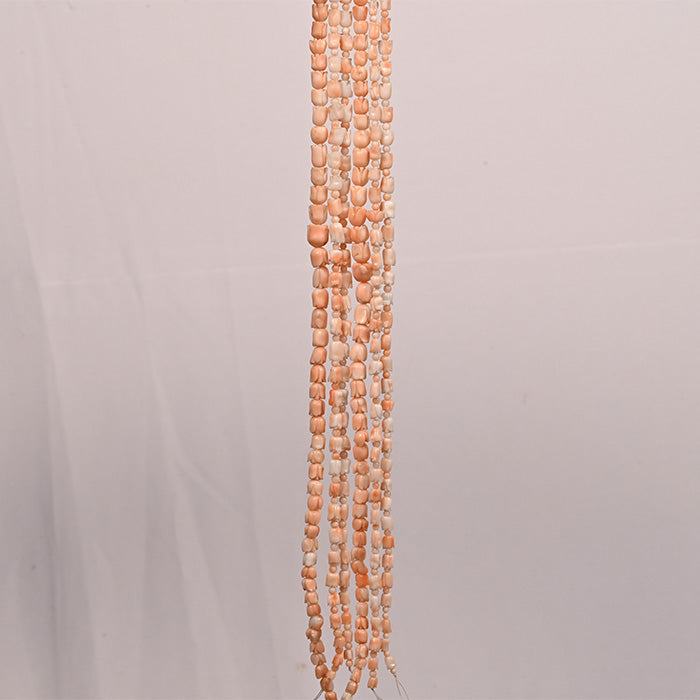 CORAL TULIP BEADS