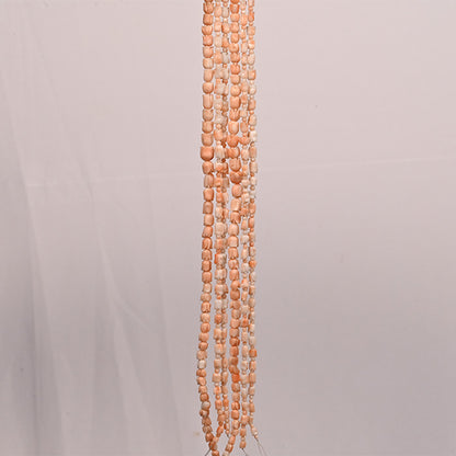CORAL TULIP BEADS