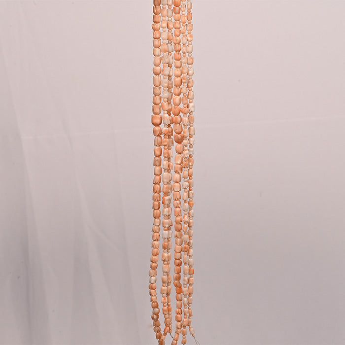 CORAL TULIP BEADS