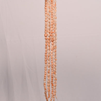 CORAL TULIP BEADS