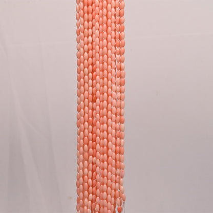 CORAL TULIP BEADS