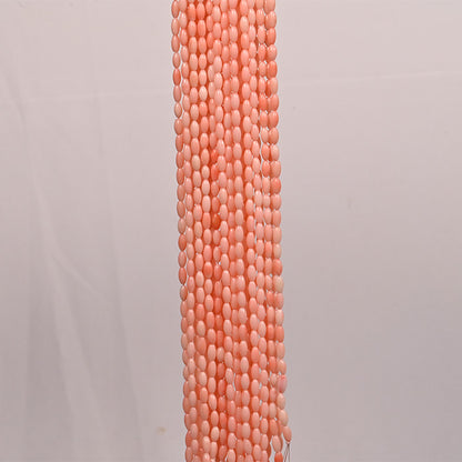 CORAL TULIP BEADS