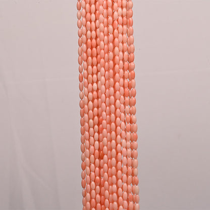 CORAL TULIP BEADS