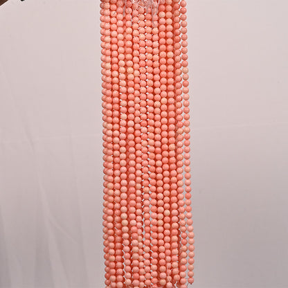 CORAL TULIP BEADS
