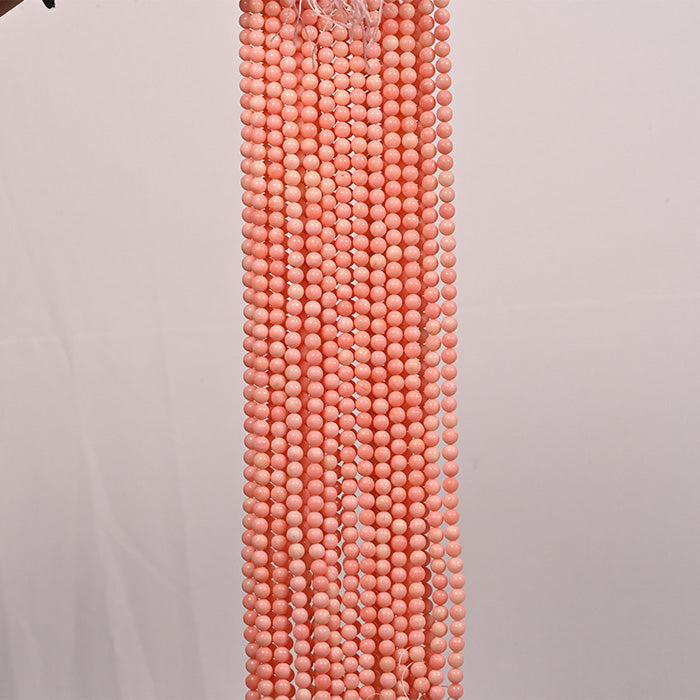CORAL TULIP BEADS