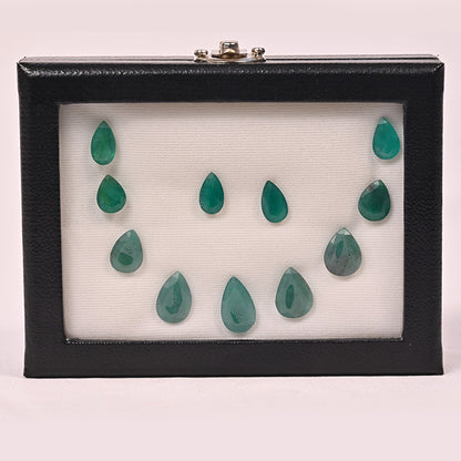 EMERALD NECKLACE SETTING SIZE IN PEAR SHAPE