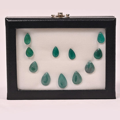EMERALD NECKLACE SETTING SIZE IN PEAR SHAPE