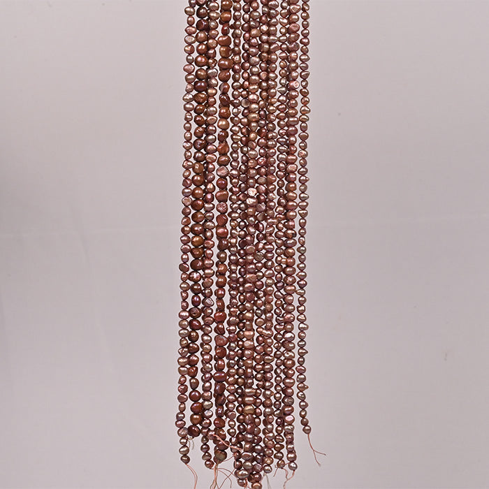 FRESH WATER PEARL BEADS MATTALIC COLOUR