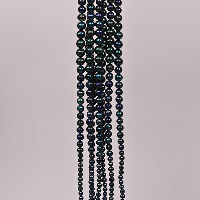 FRESH WATER PEARL ROUND BLACK