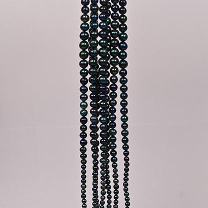 FRESH WATER PEARL ROUND BLACK