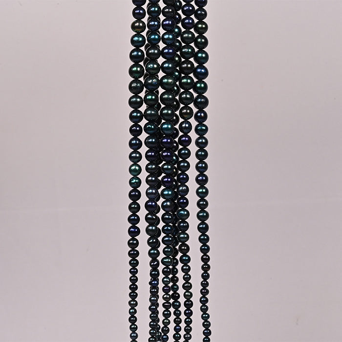 FRESH WATER PEARL ROUND BLACK