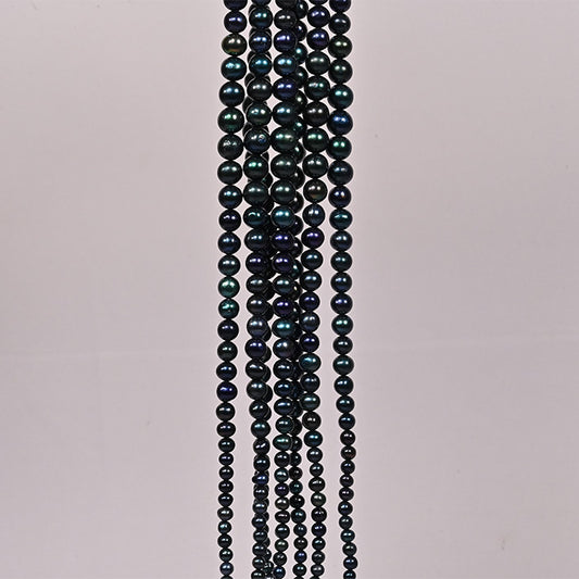 FRESH WATER PEARL ROUND BLACK