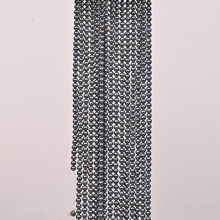 FRESH WATER PEARL ROUND GREY COLOUR