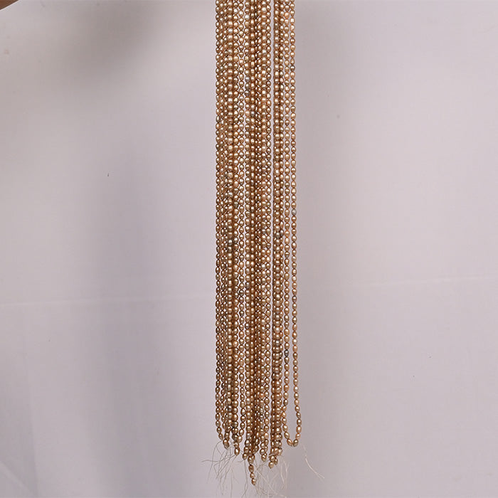 FRESH WATER PEARLS GOLD COLOUR