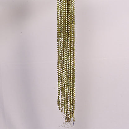 FRESH WATER PEARLS LIGHT GREEN COLOUR