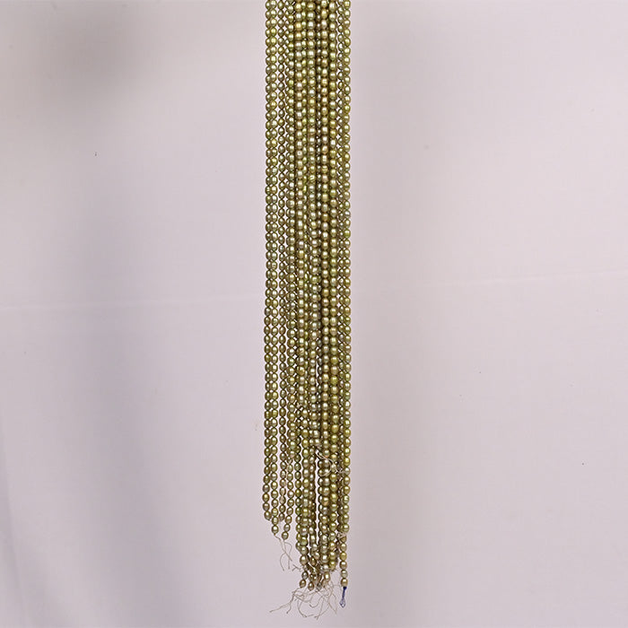 FRESH WATER PEARLS LIGHT GREEN COLOUR