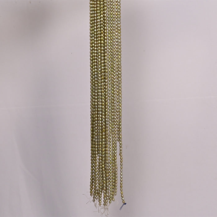 FRESH WATER PEARLS LIGHT GREEN COLOUR