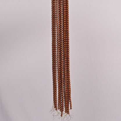 FRESH WATER PEARLS METTALIC BROWN COLOUR