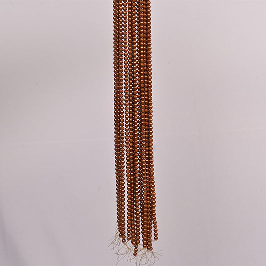 FRESH WATER PEARLS METTALIC BROWN COLOUR