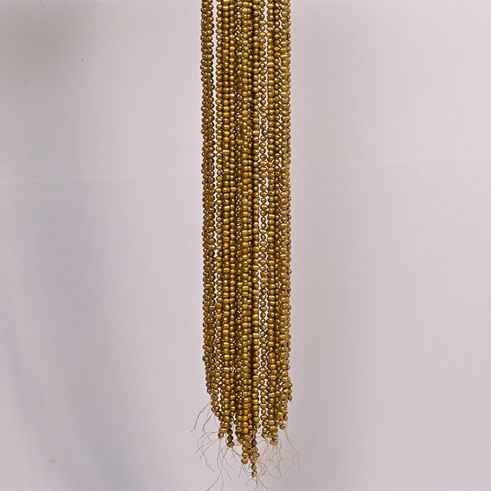 FRESH WATER PEARLS METTALIC LIGHT GREEN COLOUR