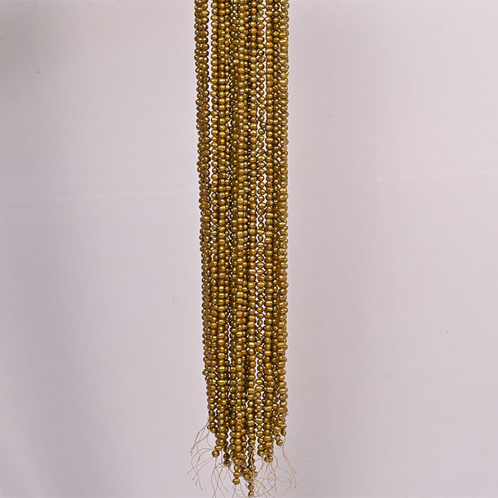 FRESH WATER PEARLS METTALIC LIGHT GREEN COLOUR