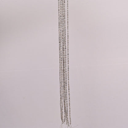 WATER PEARLS OVAL SILVER COLOUR