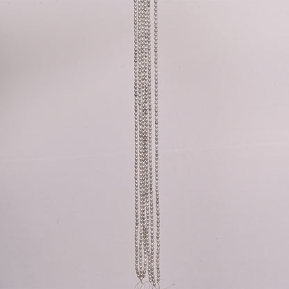 WATER PEARLS OVAL SILVER COLOUR