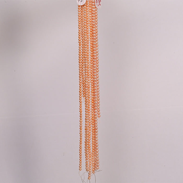 FRESH WATER PEARLS PEACH COLOUR