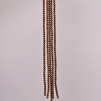 FRESH WATER PEARLS ROUND  BROWN COLOUR
