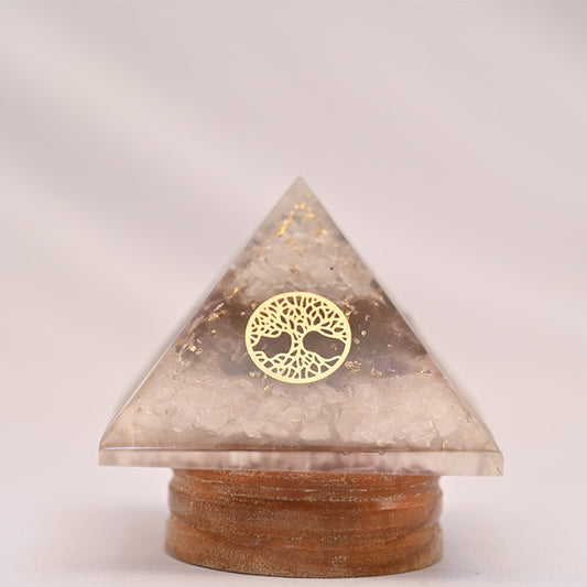 HEALING NATURAL CRYSTALS PYRAMID