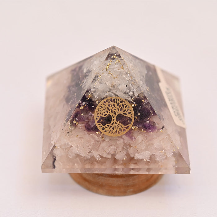 HEALING NATURAL CRYSTALS PYRAMID