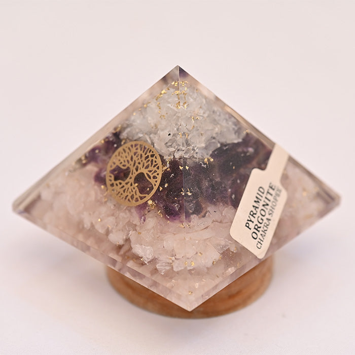 HEALING NATURAL CRYSTALS PYRAMID