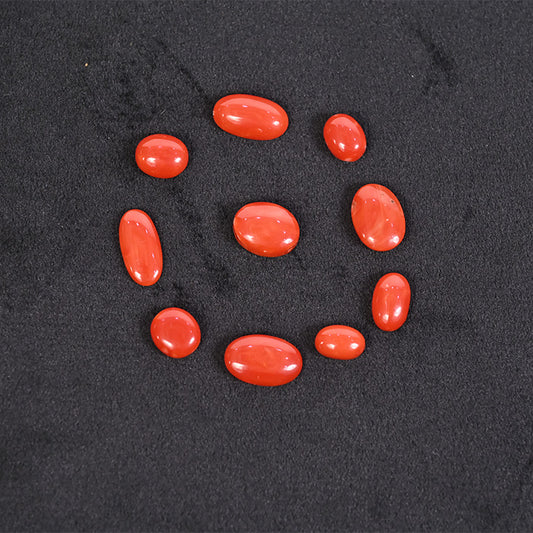 ITALIAN CORAL OVAL 3 TO 7 CRT